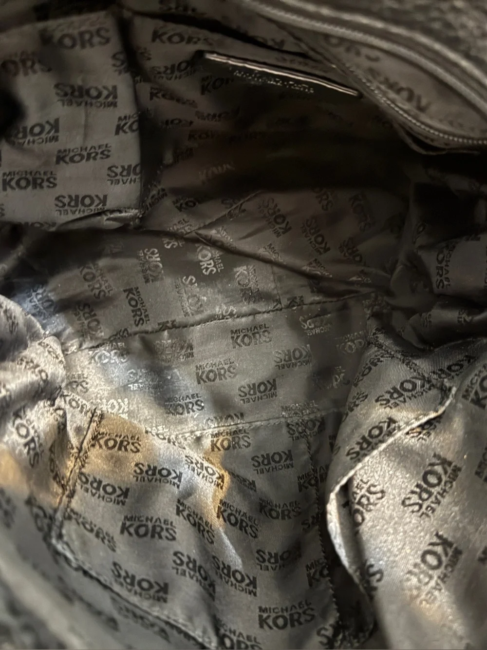 MICHAEL Michael Kors Chelsea Hobo Shoulder Bag Bkack Leather Chain Whipstitch